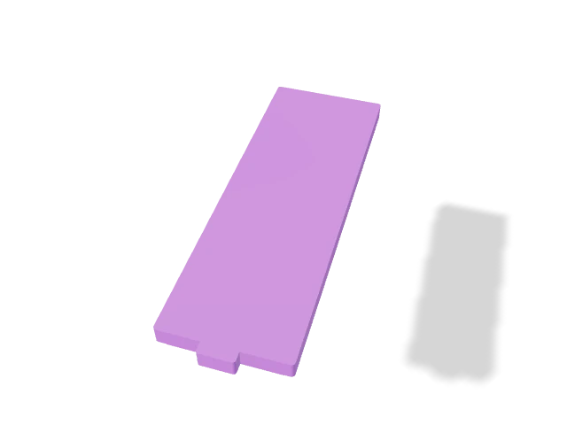 Loaded Tea Holder Lid — Plain — 1-Unit, 3D preview shown in purple
