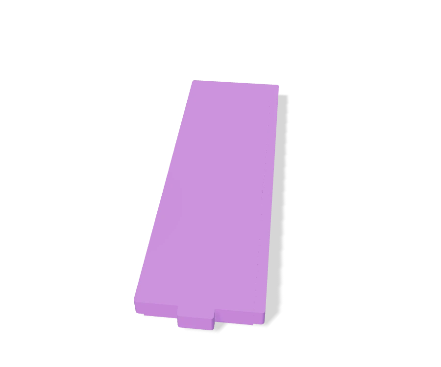 Teafarious 1-Bay Lid with a smooth plain top
