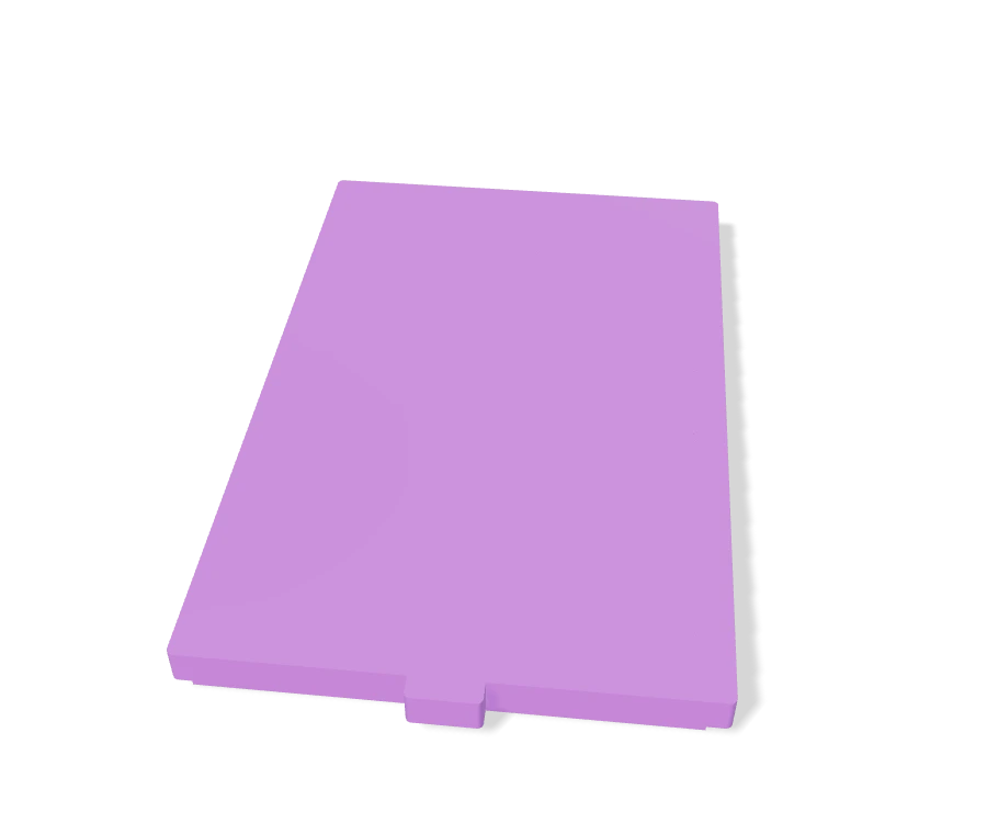 Teafarious 2-Bay Lid — Plain, digital preview
