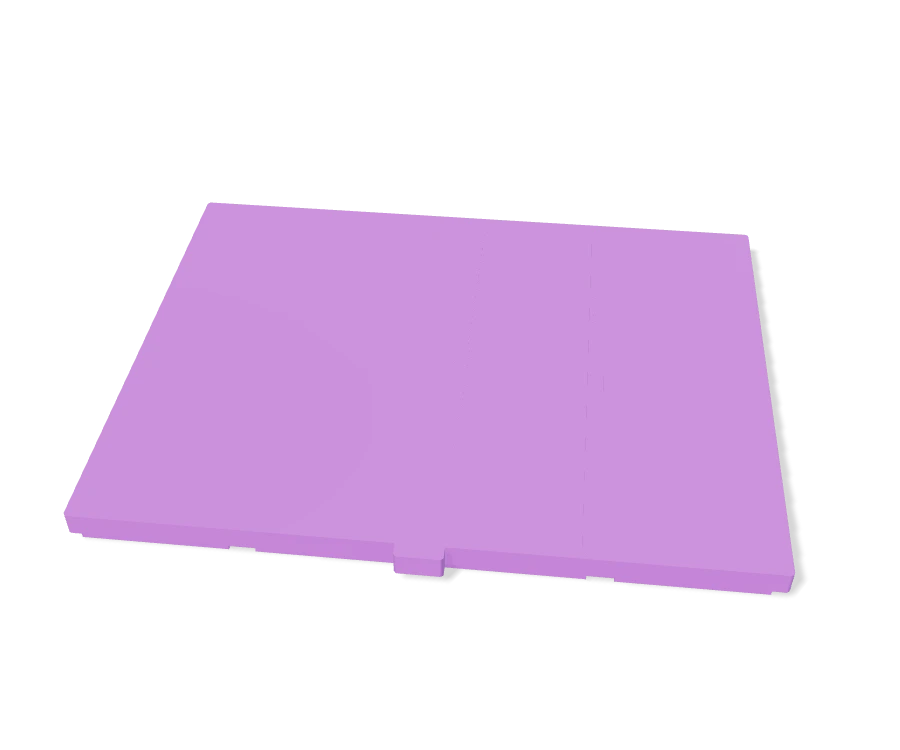 Teafarious 4-Bay Lid — Plain, digital preview