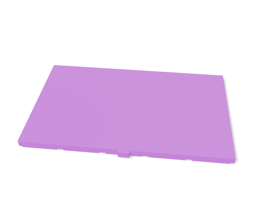 Teafarious 5-Bay Lid — Plain, digital preview